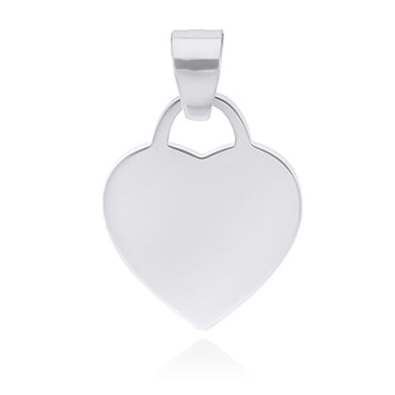 Zawieszka srebrna serce gładkie pr.925
