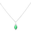 Zawieszka srebrna z zieloną cyrkonią pr.925 - 2