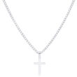 Krzyżyk srebrny gładki pr.925 - 2