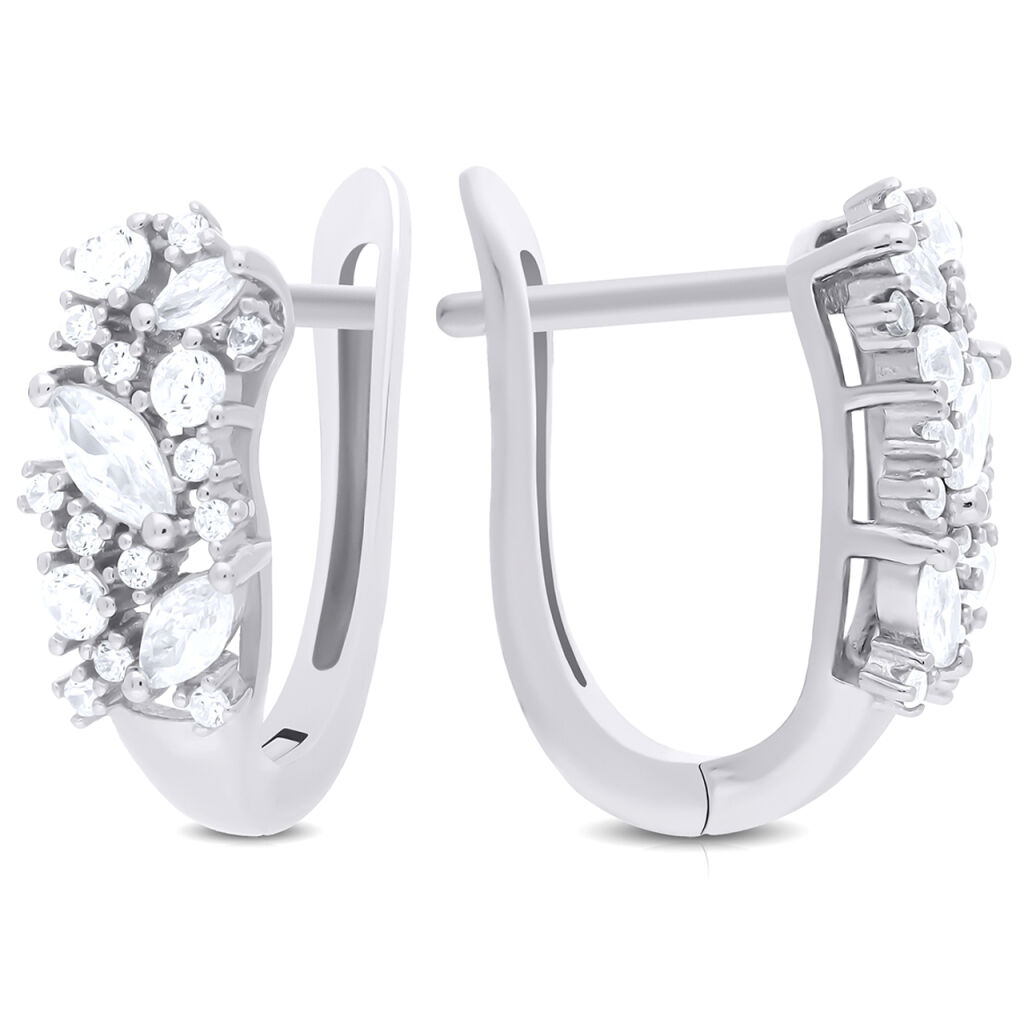 Kolczyki srebrne 925 angielskie bogato zdobione