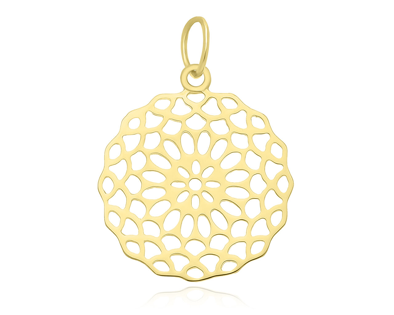 Złota zawieszka ażurowa pr.585