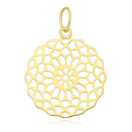 Złota zawieszka ażurowa pr.585