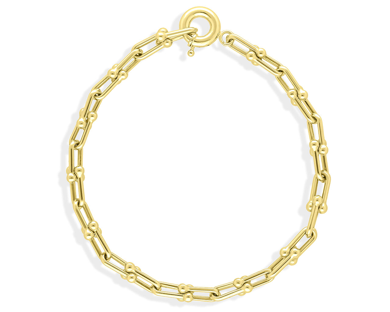 Bransoletka złota 585 damska wyjątkowy wzór