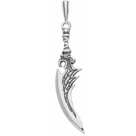 Męska zawieszka srebrna sztylet