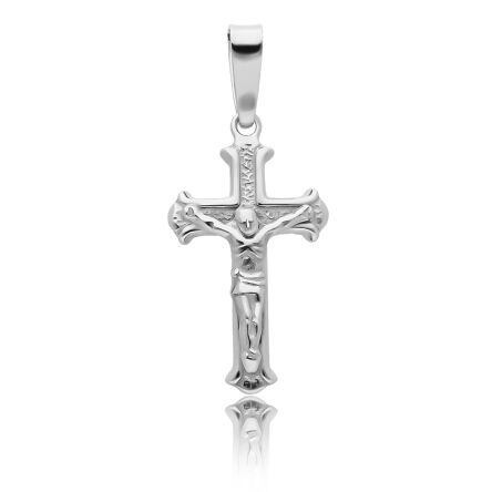 Krzyżyk srebrny z wizerunkiem pr.925