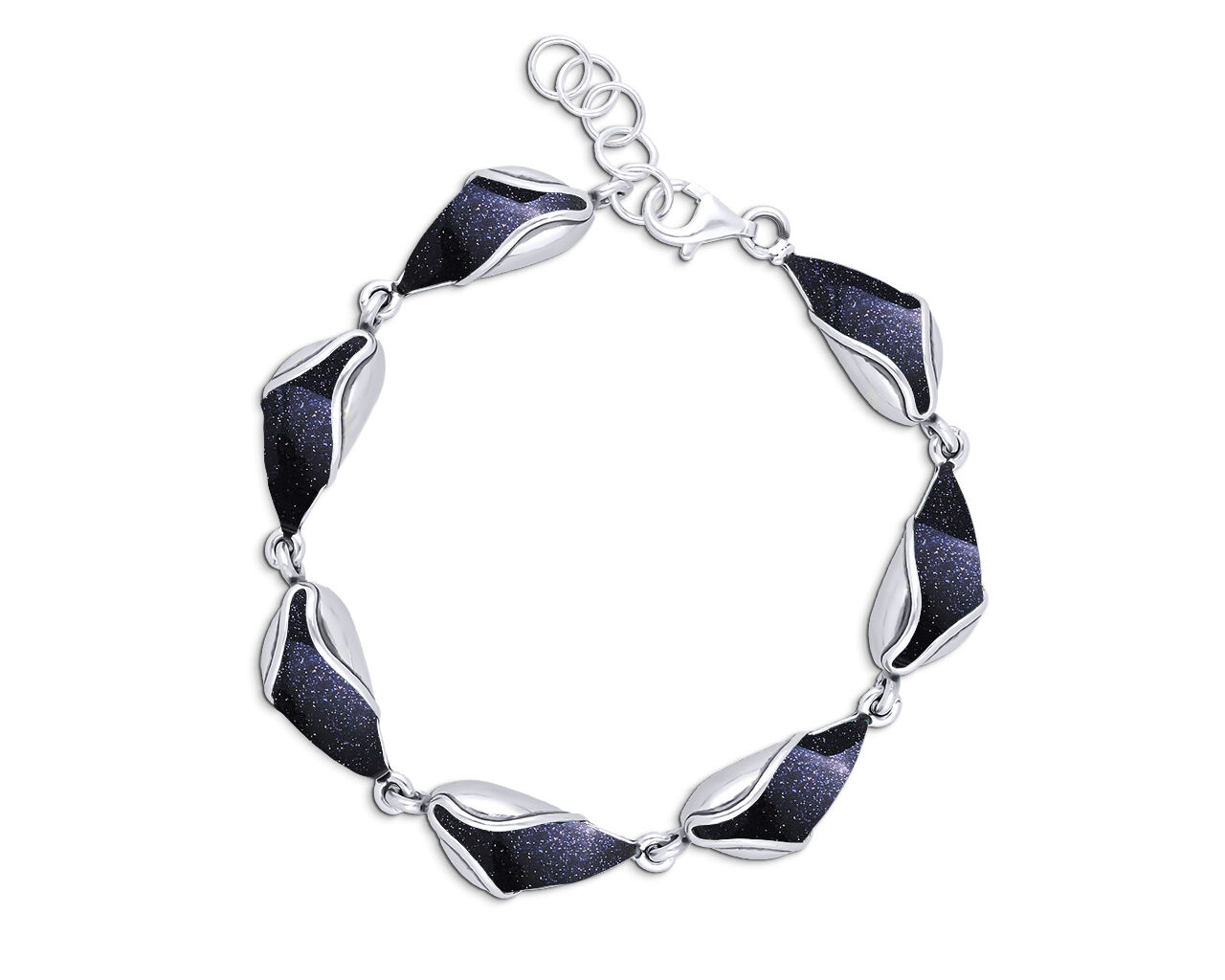 Srebrna bransoletka damska z Nocą Kairu