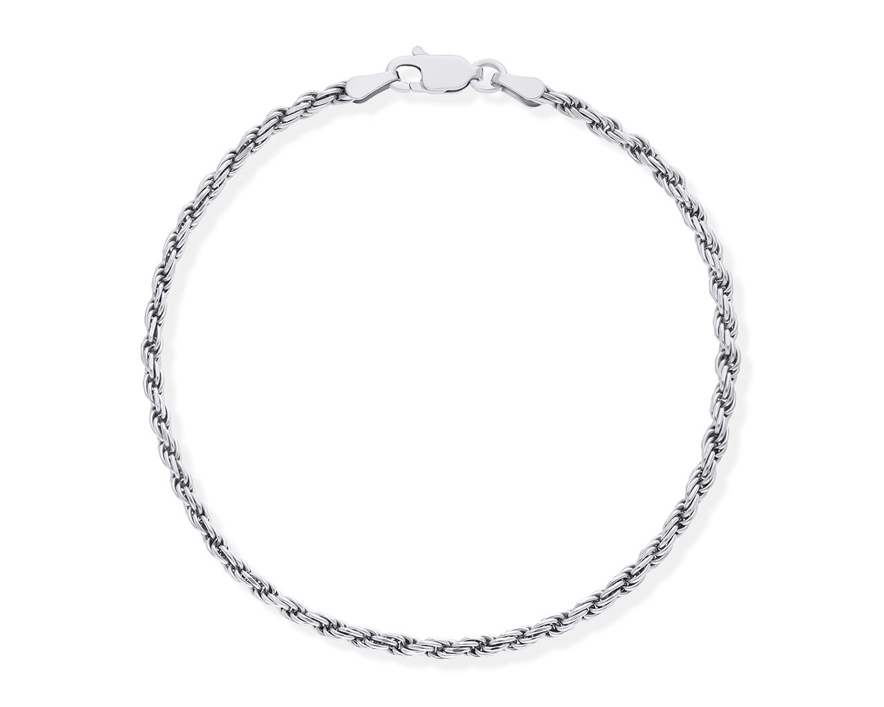 Bransoletka srebrna splot Kordel pr.925