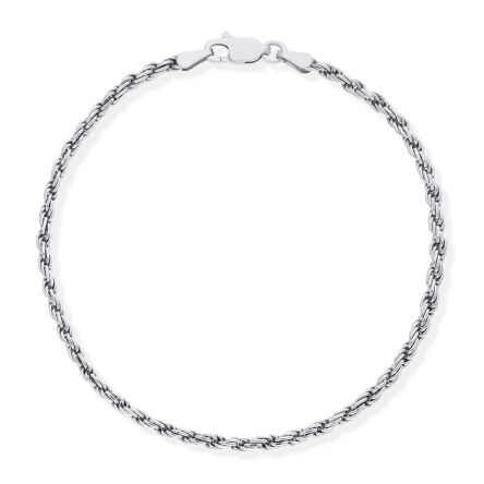 Bransoletka srebrna splot Kordel pr.925