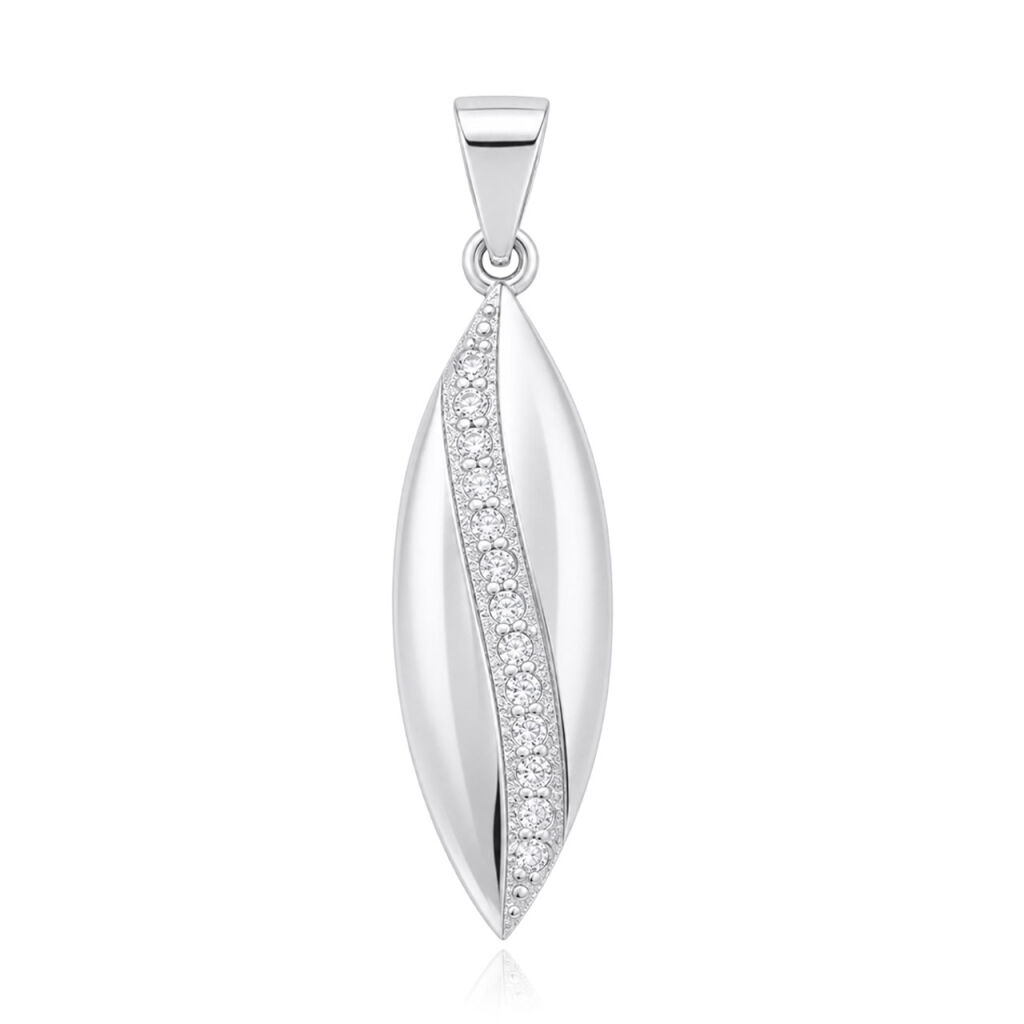 Zawieszka srebro 925 elegancka z cyrkoniami