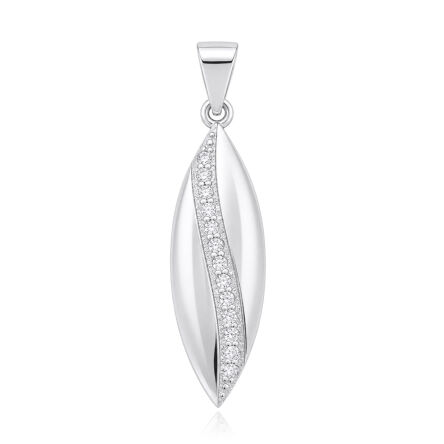 Zawieszka srebro 925 elegancka z cyrkoniami
