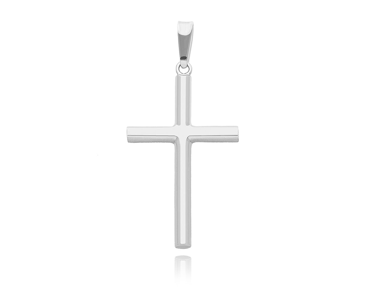 Krzyżyk srebrny duży zawieszka