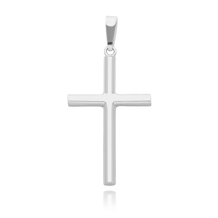 Krzyżyk srebrny duży zawieszka