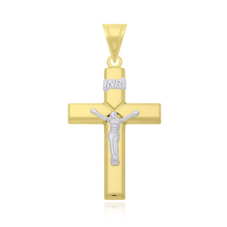 Złoty krzyżyk z wizerunkiem Jezusa pr.585