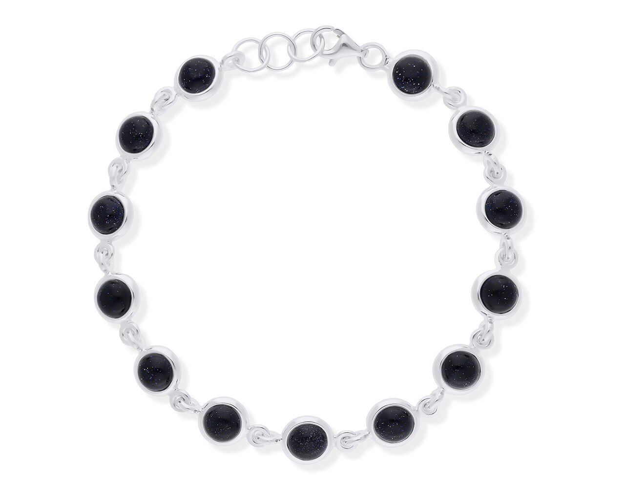 Bransoletka srebrna z nocą kairu