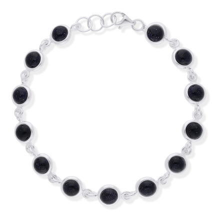 Bransoletka srebrna z nocą kairu