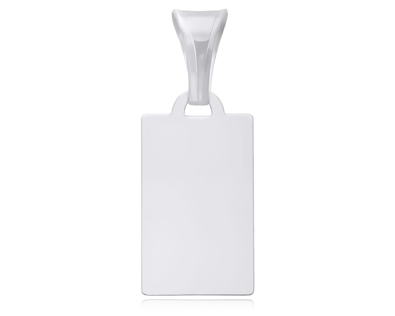 Zawieszka srebrna blaszka pod grawer pr.925