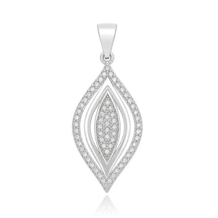 Zawieszka srebro 925 elegancka z cyrkoniami