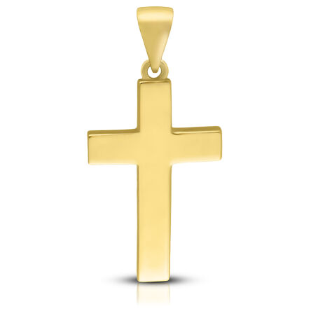 Złoty krzyżyk gładki pr.585
