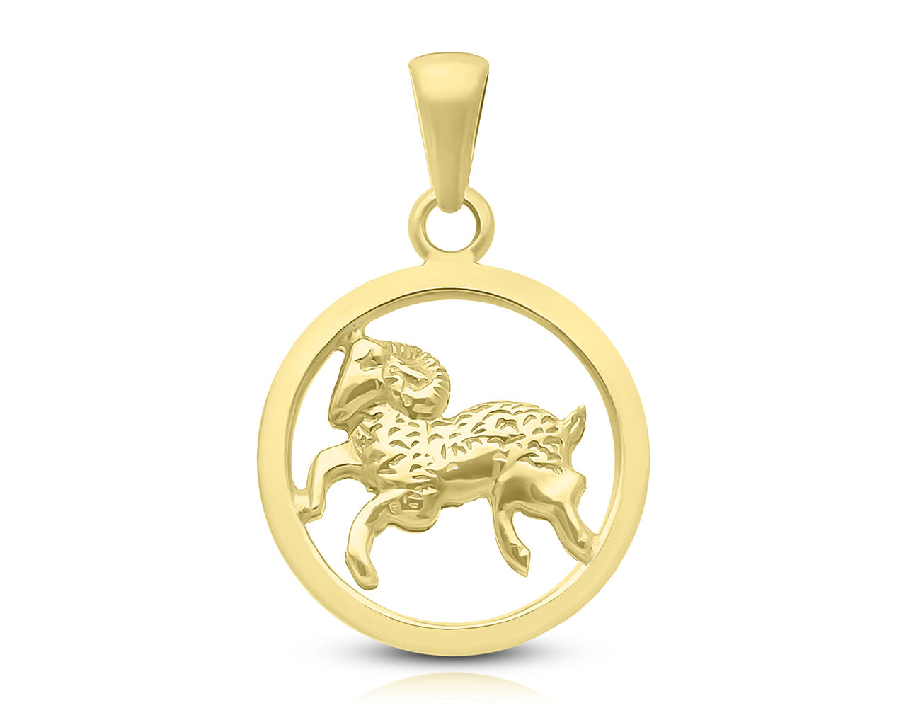 Złota zawieszka znak zodiaku Baran pr.585