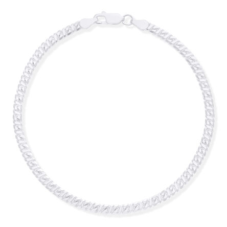 Bransoletka srebrna męska splot 