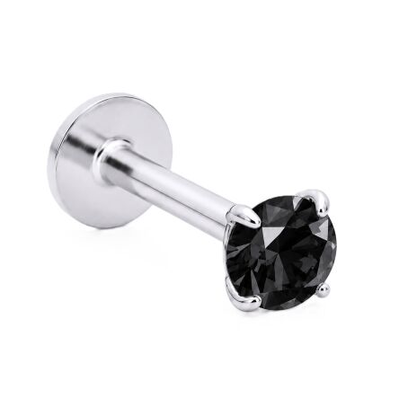 Kolczyk srebrny wkręcany labret piercing pr.925
