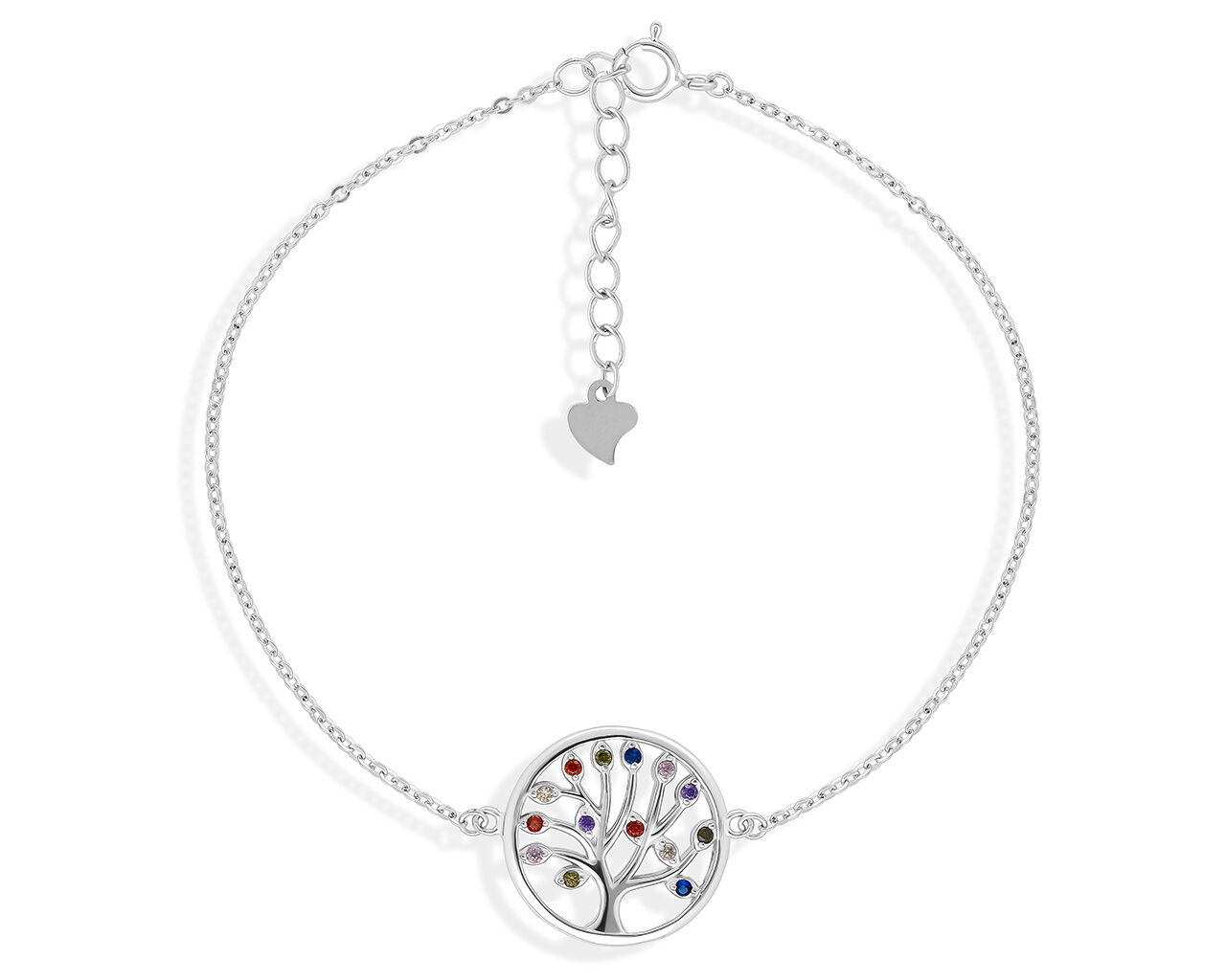 Bransoletka srebrna z drzewem życia
