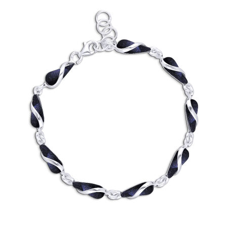 Bransoletka srebrna z Nocą Kairu