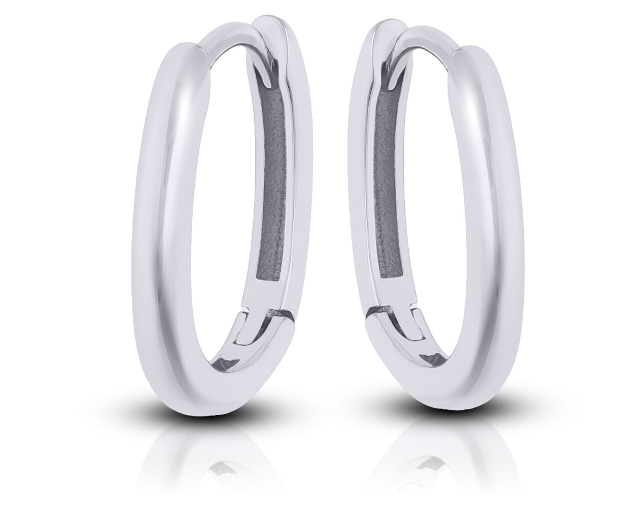 Kolczyki srebrne gładkie wiszące pr.925