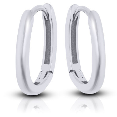 Kolczyki srebrne gładkie wiszące pr.925