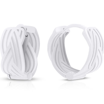 Kolczyki srebrne koła szerokie pr.925