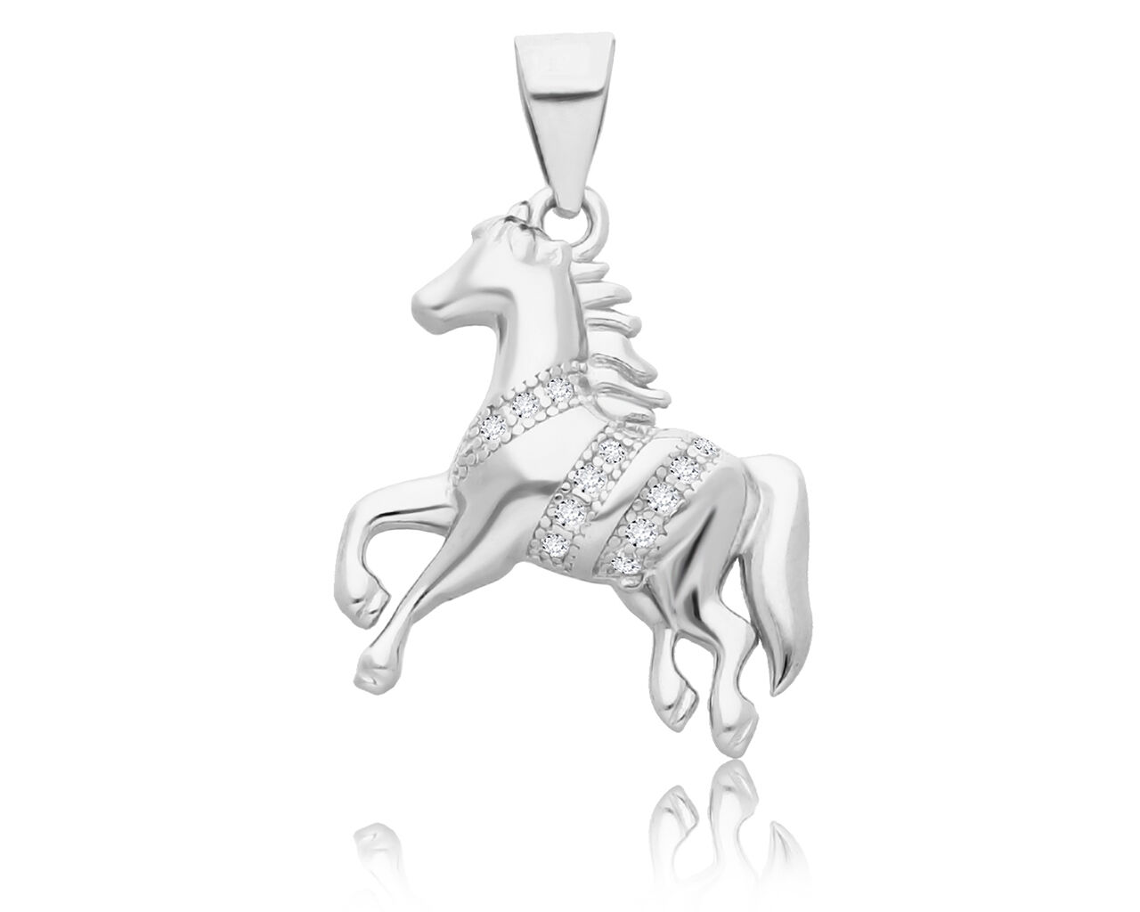 Zawieszka srebrna w kształcie konia
