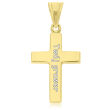 Złoty krzyżyk z wizerunkiem Jezusa pr.585 - 2