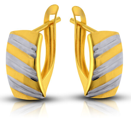 Kolczyki złote pr.585 na angielskim zapięciu