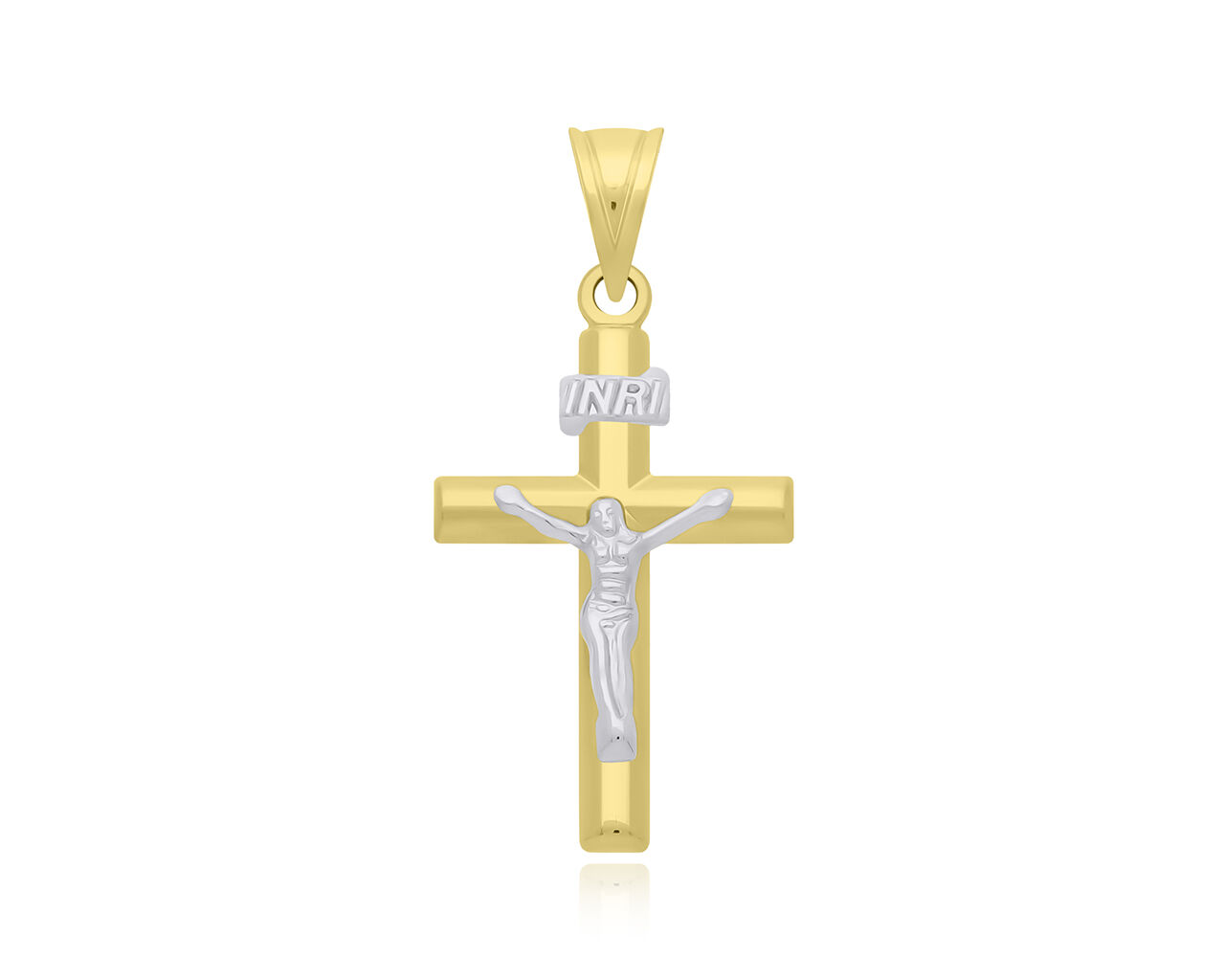 Złoty krzyżyk z wizerunkiem Jezusa pr.585