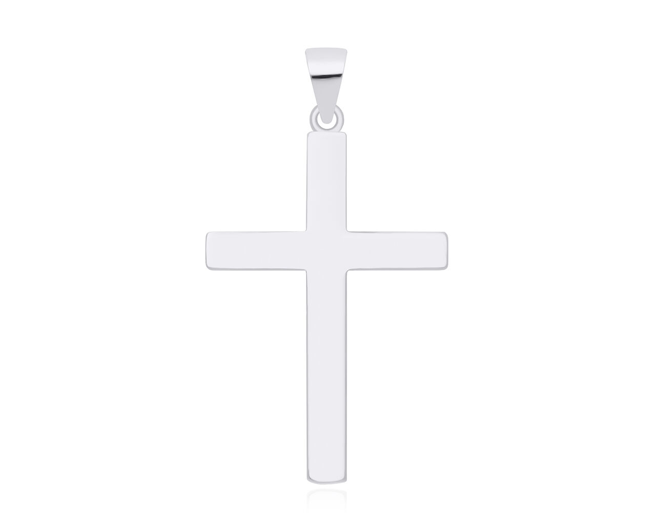 Srebrny krzyżyk duży gładki pr.925