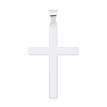 Srebrny krzyżyk duży gładki pr.925