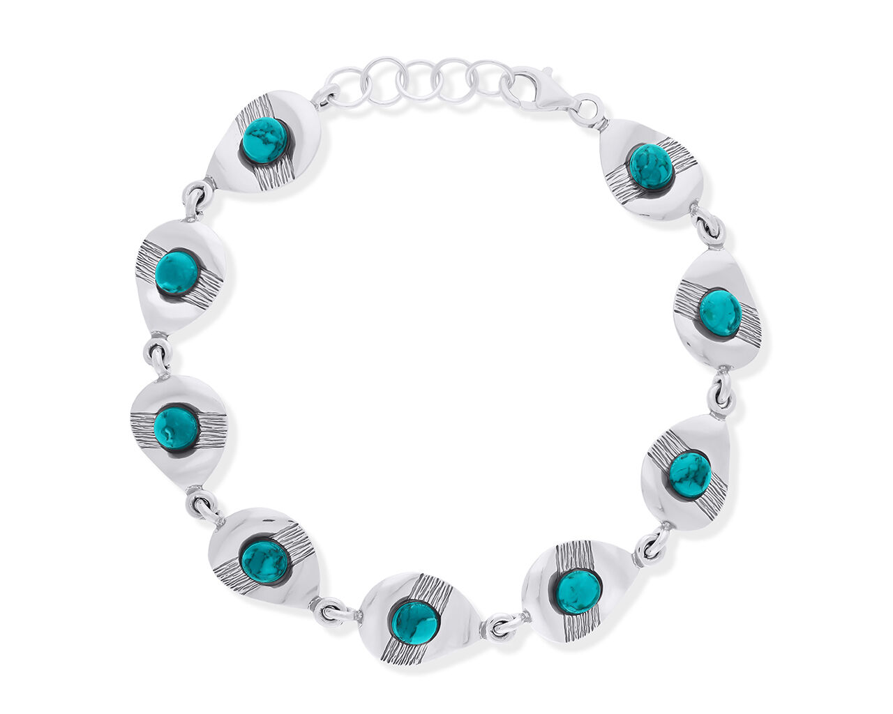 Bransoletka srebrna z chryzakolą pr.925