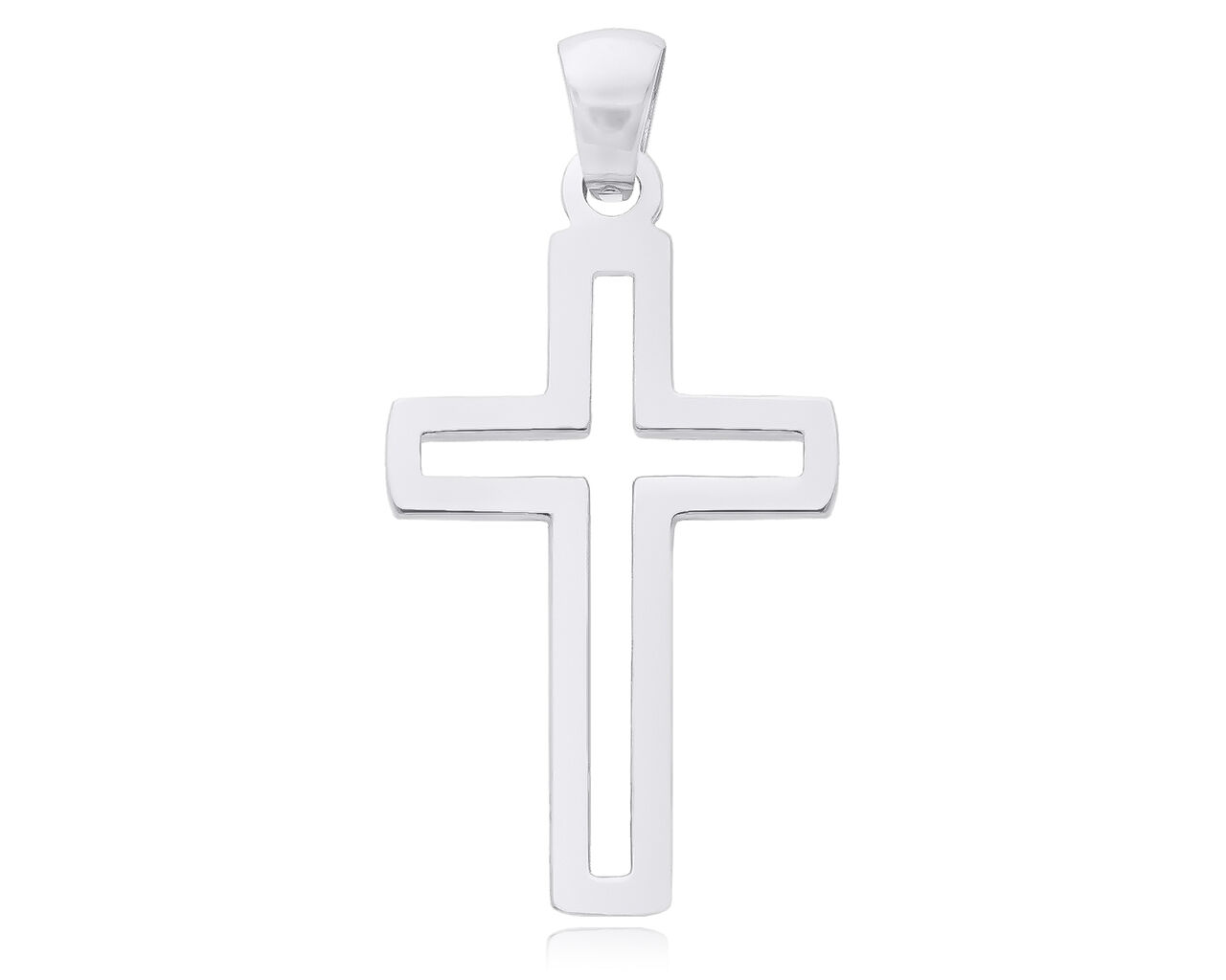 Krzyżyk srebrny 925 gładki
