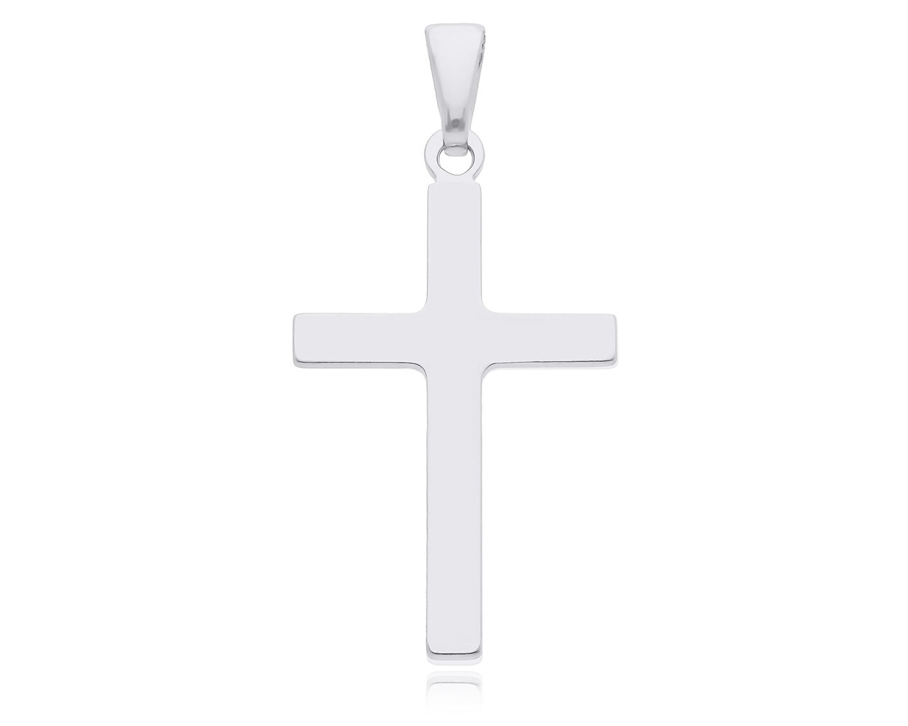 Srebrny krzyżyk gładki pr.925