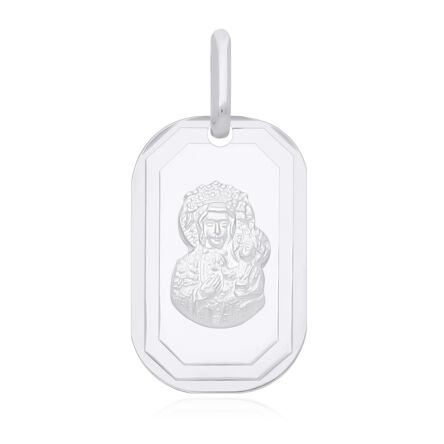 Medalik Srebrny Matka Boska Częstochowska