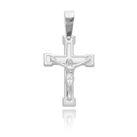 Krzyżyk srebrny z wizerunkiem 925