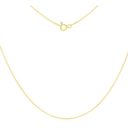 Łańcuszek srebrny pozłacany splot Ankier pr.925