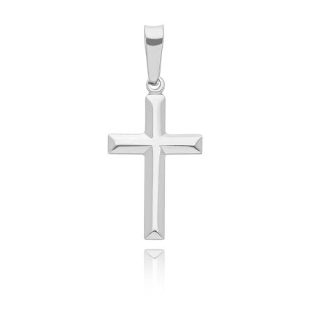 Zawieszka krzyżyk srebrny 925 gładki