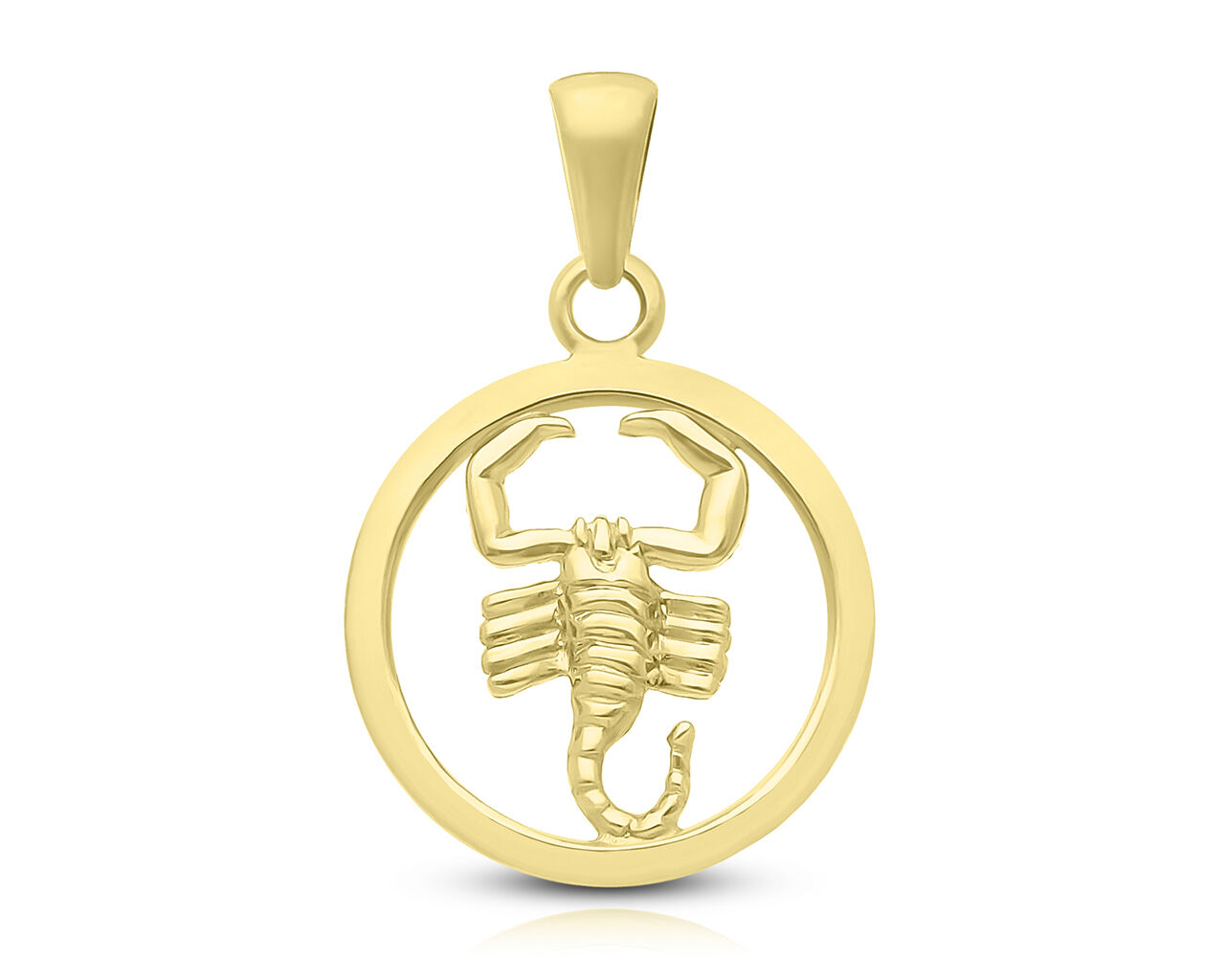 Złota zawieszka znak zodiaku Skorpion pr.585