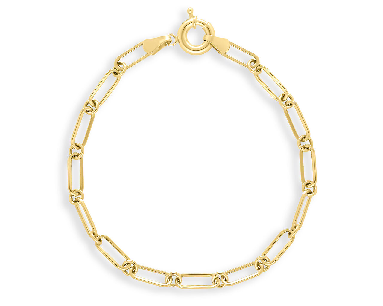 Bransoletka złota p585 damska szeroka