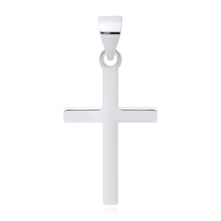 Krzyżyk srebrny gładki pr.925