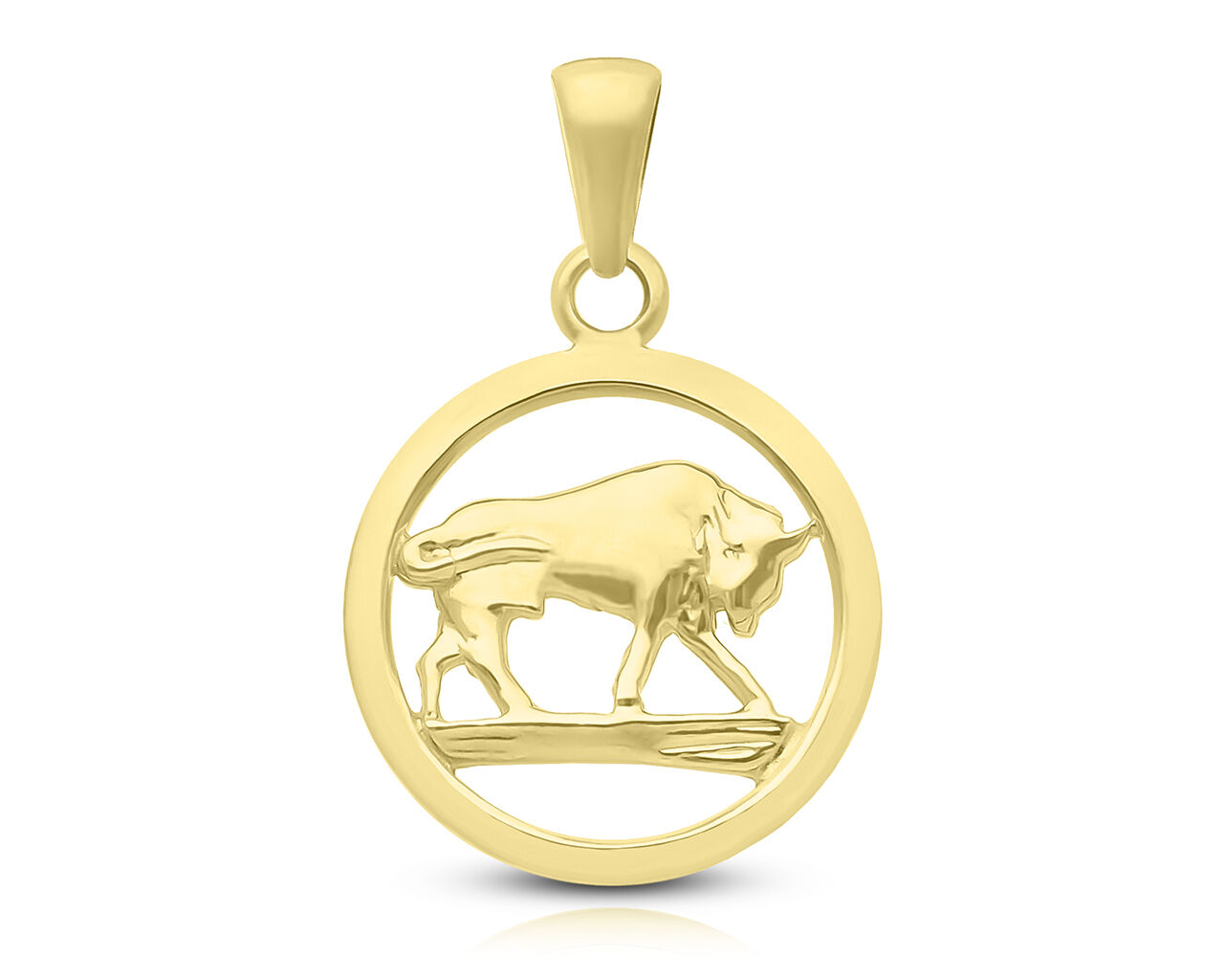 Złota zawieszka znak zodiaku Byk pr.585