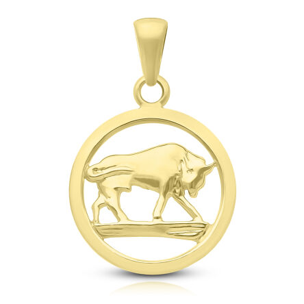 Złota zawieszka znak zodiaku Byk pr.585