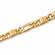 Złota bransoletka 585 elegancka z połyskiem - 3