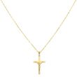 Zawieszka złota 585 krzyż z Jezusem - 3